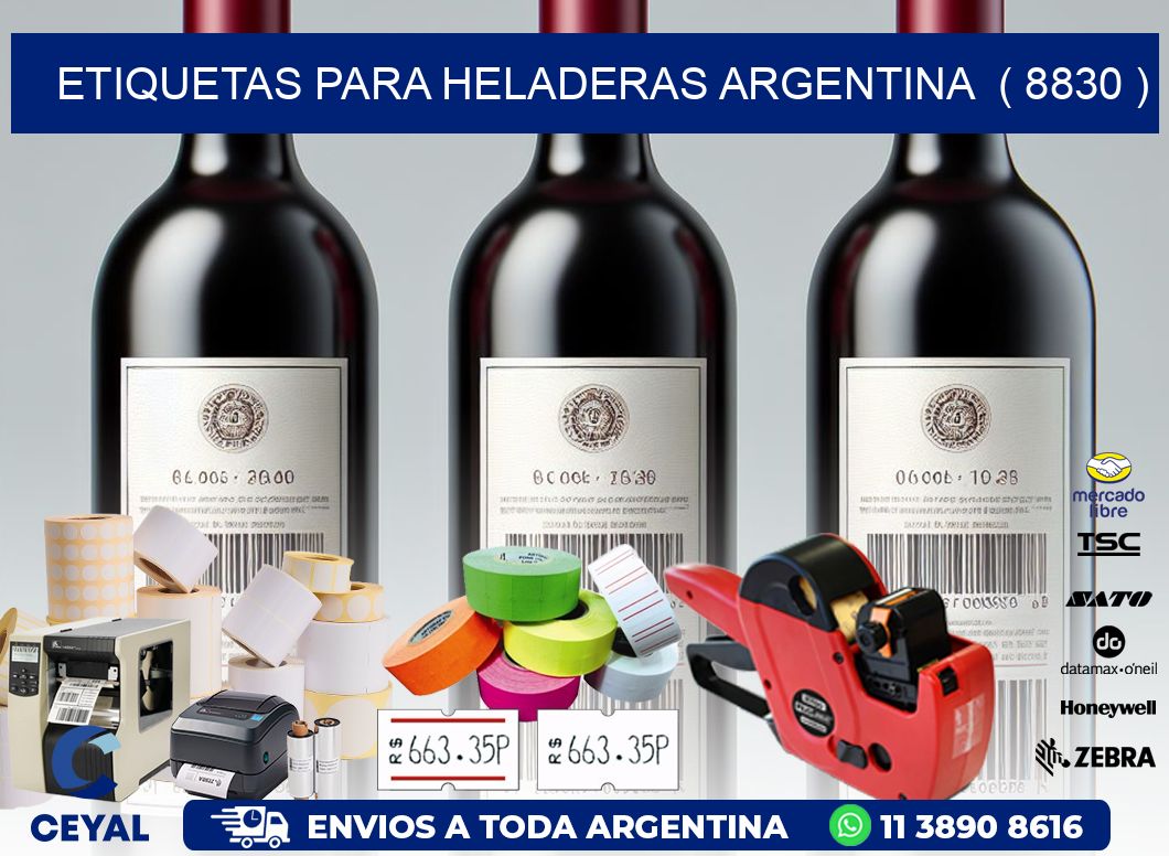ETIQUETAS PARA HELADERAS ARGENTINA  ( 8830 )