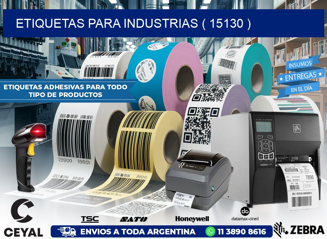ETIQUETAS PARA INDUSTRIAS ( 15130 )