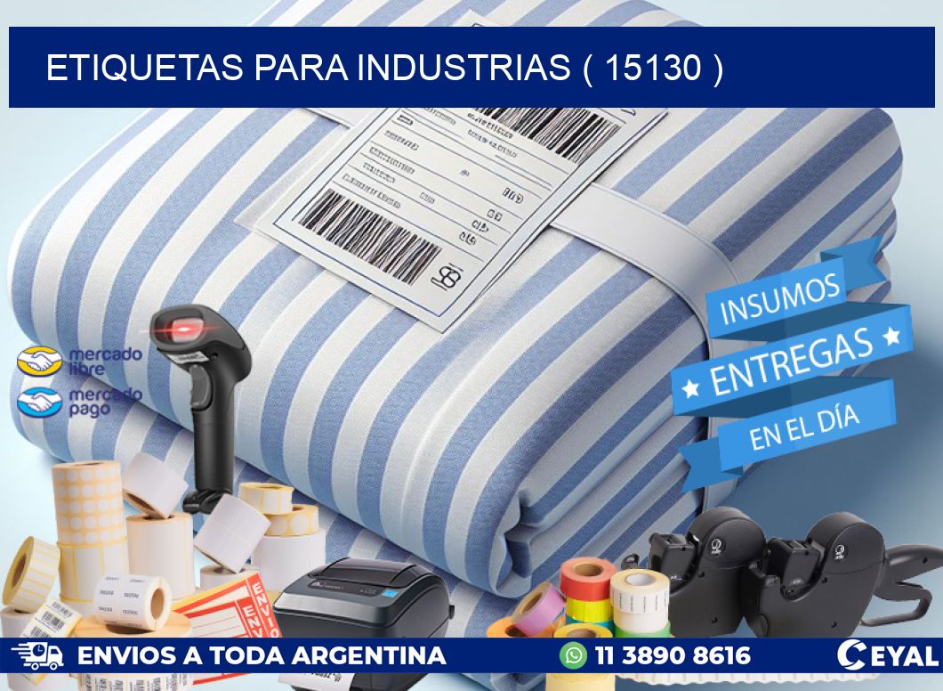 ETIQUETAS PARA INDUSTRIAS ( 15130 )