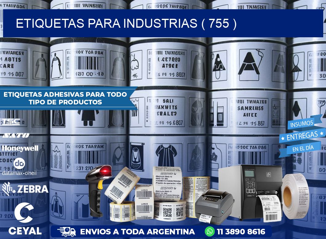 ETIQUETAS PARA INDUSTRIAS ( 755 )