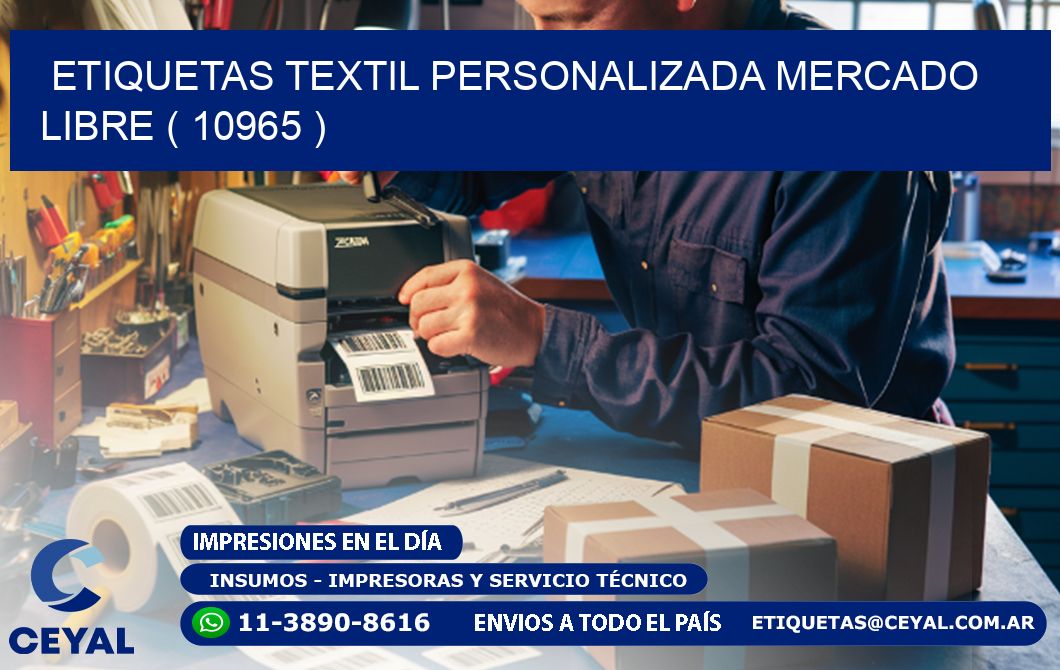 ETIQUETAS TEXTIL PERSONALIZADA MERCADO LIBRE ( 10965 )