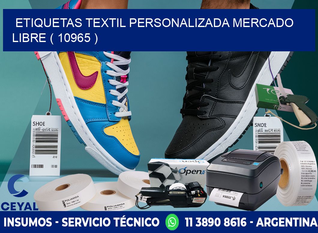 ETIQUETAS TEXTIL PERSONALIZADA MERCADO LIBRE ( 10965 )