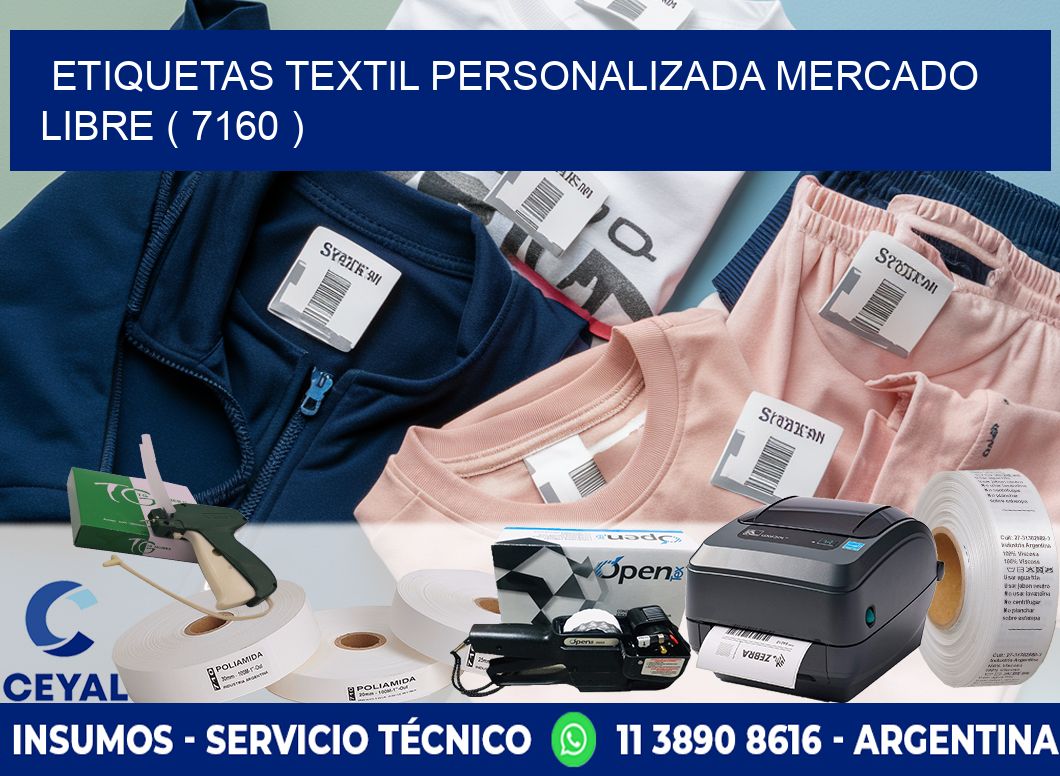 ETIQUETAS TEXTIL PERSONALIZADA MERCADO LIBRE ( 7160 )