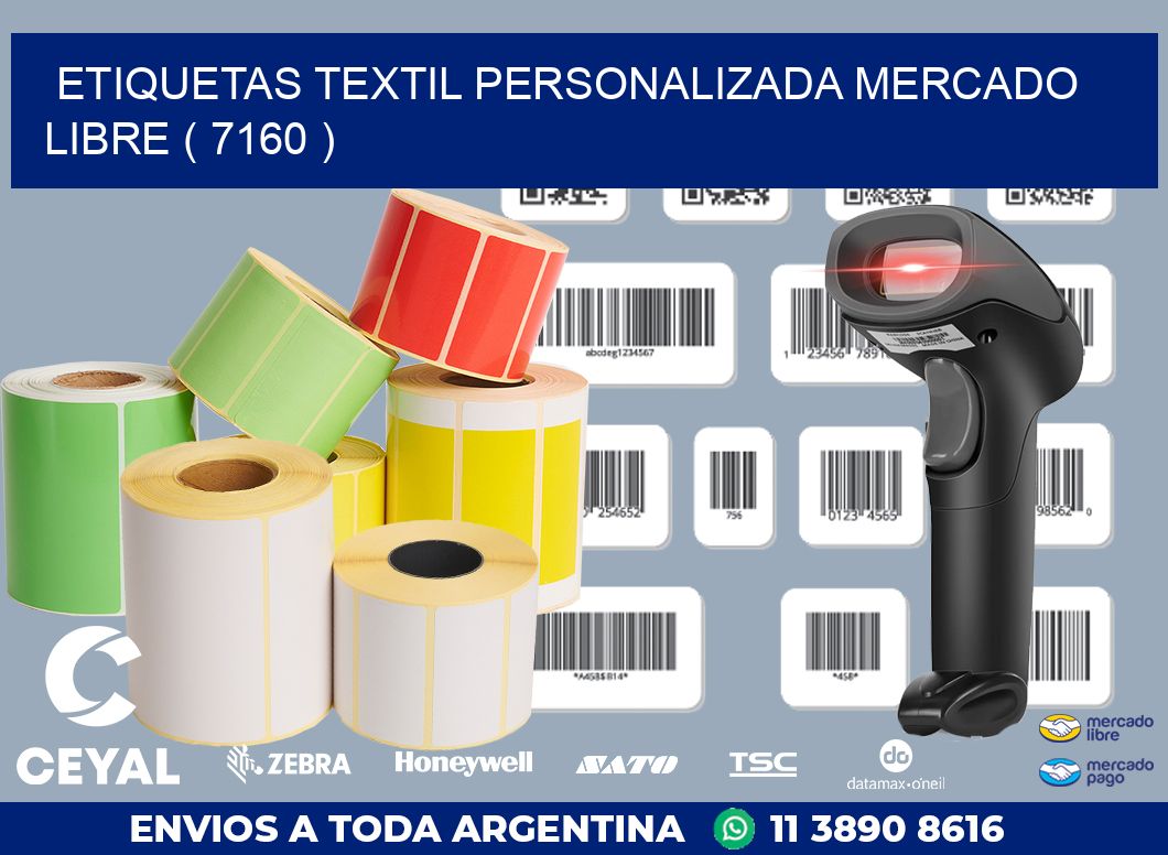 ETIQUETAS TEXTIL PERSONALIZADA MERCADO LIBRE ( 7160 )