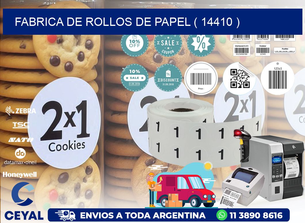 FABRICA DE ROLLOS DE PAPEL ( 14410 )