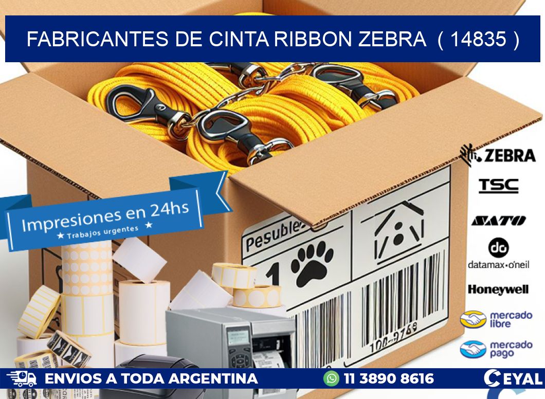 FABRICANTES DE CINTA RIBBON ZEBRA  ( 14835 )