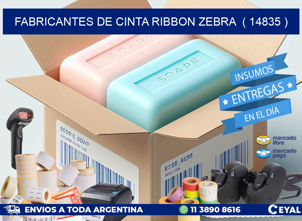 FABRICANTES DE CINTA RIBBON ZEBRA  ( 14835 )