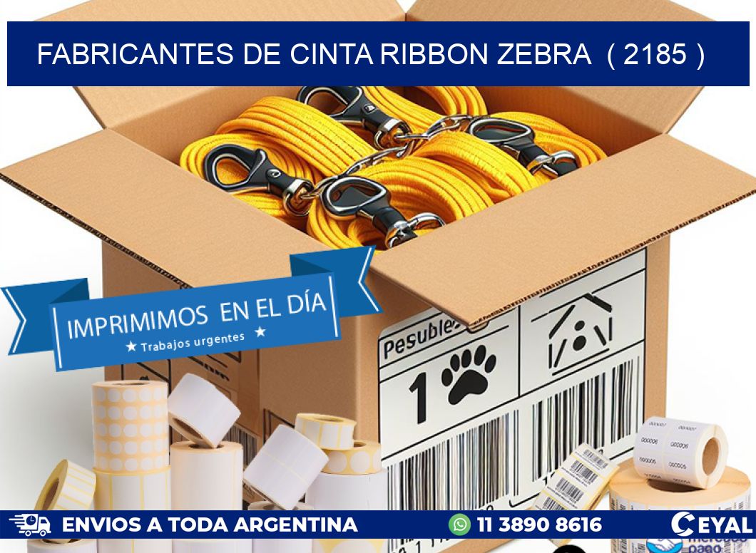 FABRICANTES DE CINTA RIBBON ZEBRA  ( 2185 )