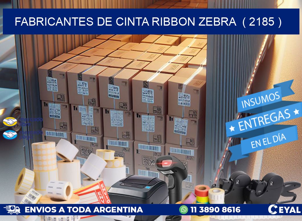 FABRICANTES DE CINTA RIBBON ZEBRA  ( 2185 )