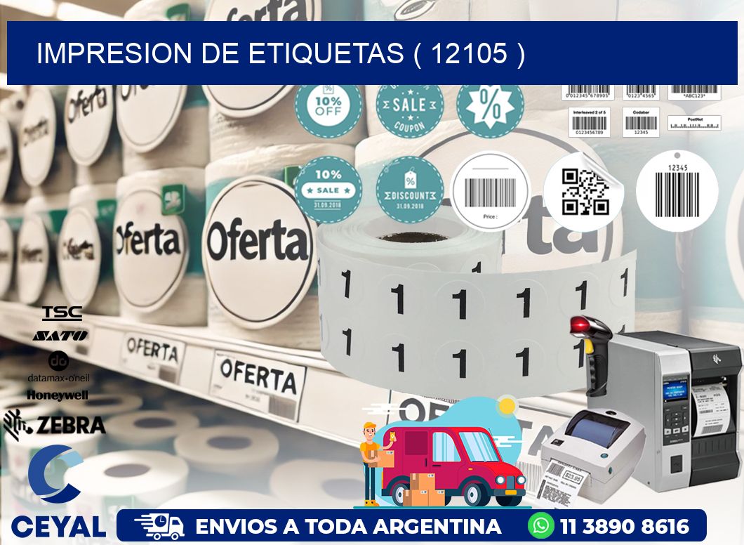 IMPRESION DE ETIQUETAS ( 12105 )