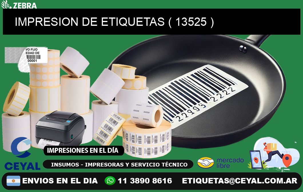 IMPRESION DE ETIQUETAS ( 13525 )