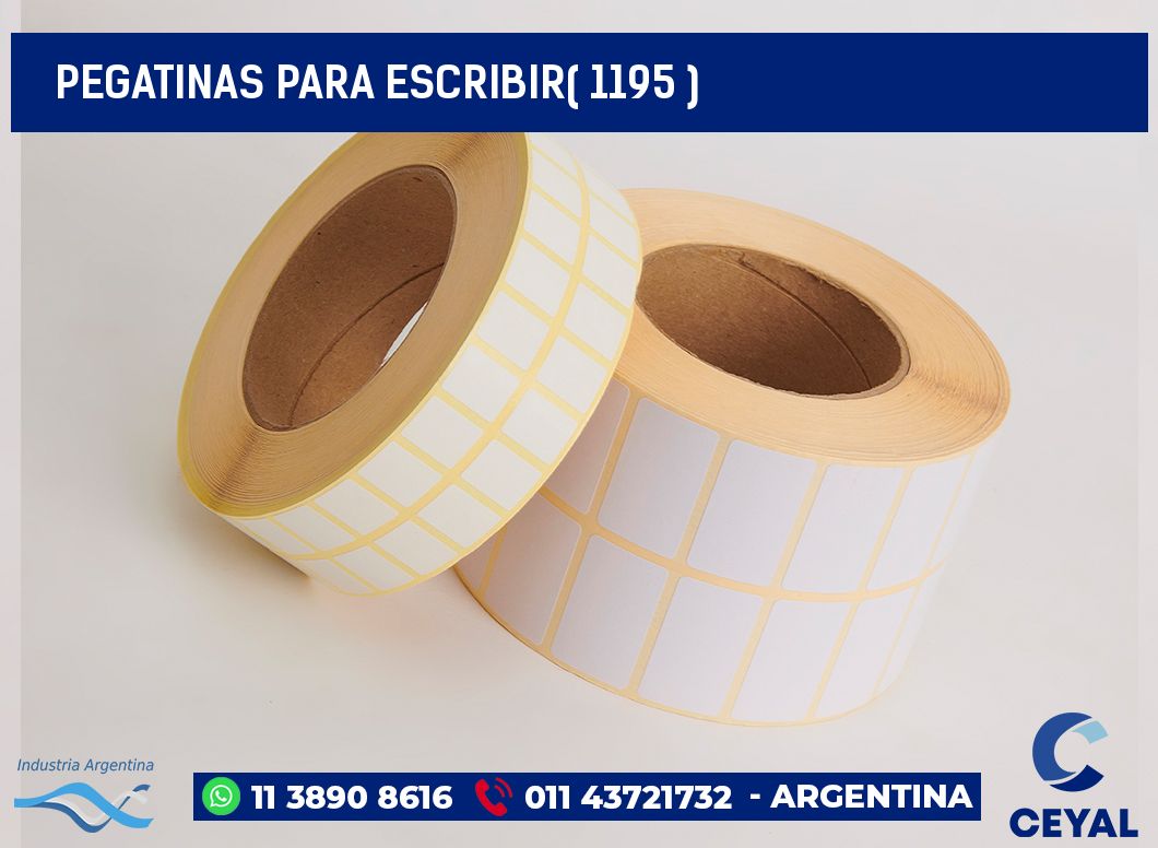 PEGATINAS PARA ESCRIBIR( 1195 )