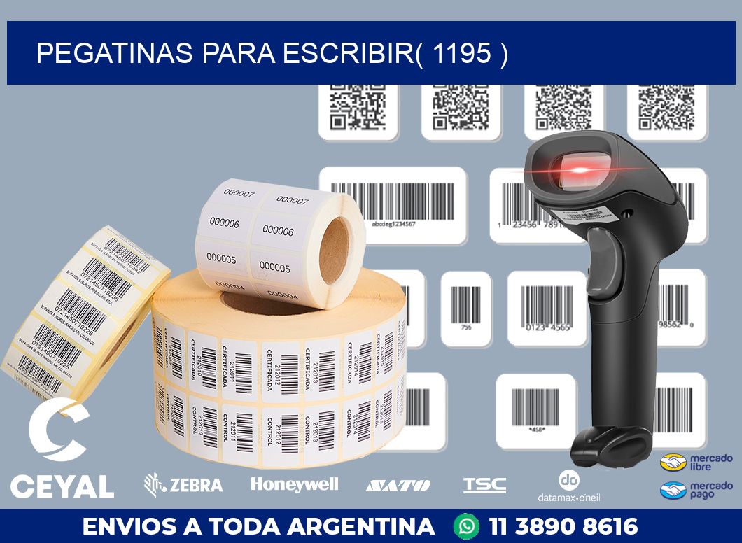 PEGATINAS PARA ESCRIBIR( 1195 )