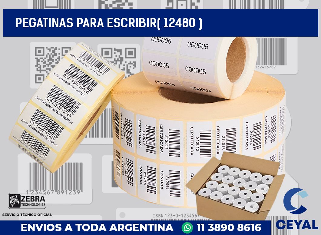 PEGATINAS PARA ESCRIBIR( 12480 )