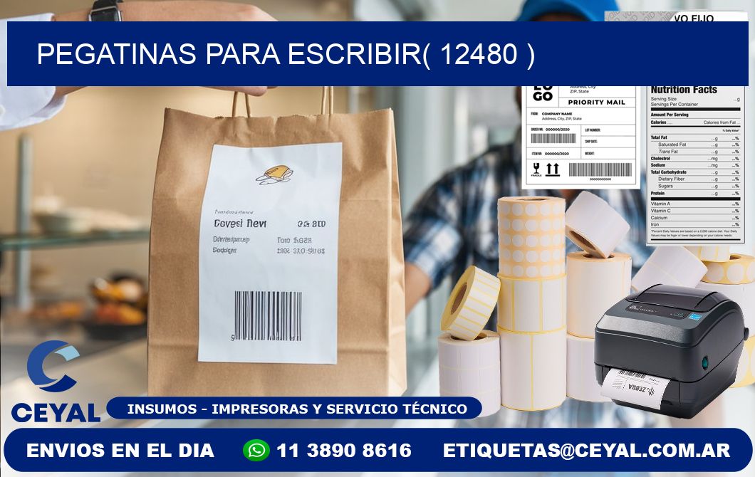 PEGATINAS PARA ESCRIBIR( 12480 )