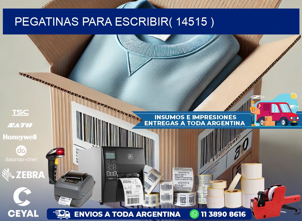 PEGATINAS PARA ESCRIBIR( 14515 )