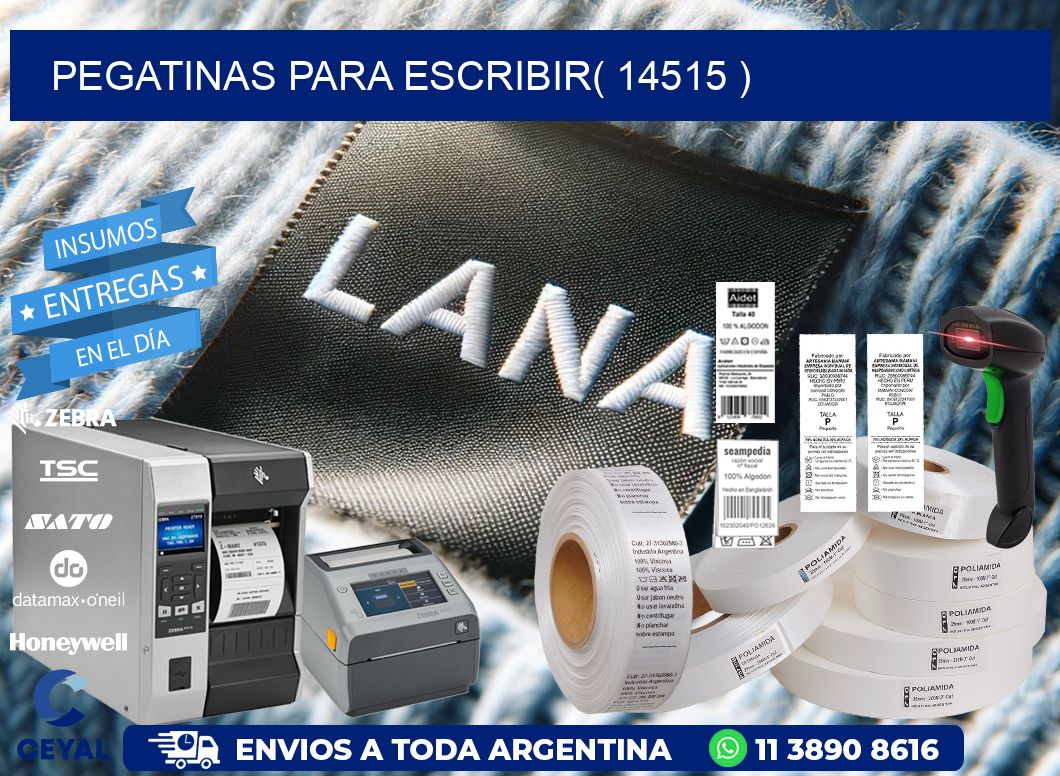 PEGATINAS PARA ESCRIBIR( 14515 )