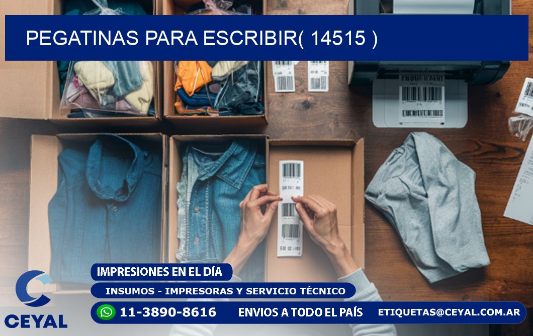 PEGATINAS PARA ESCRIBIR( 14515 )