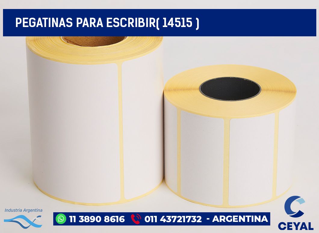 PEGATINAS PARA ESCRIBIR( 14515 )