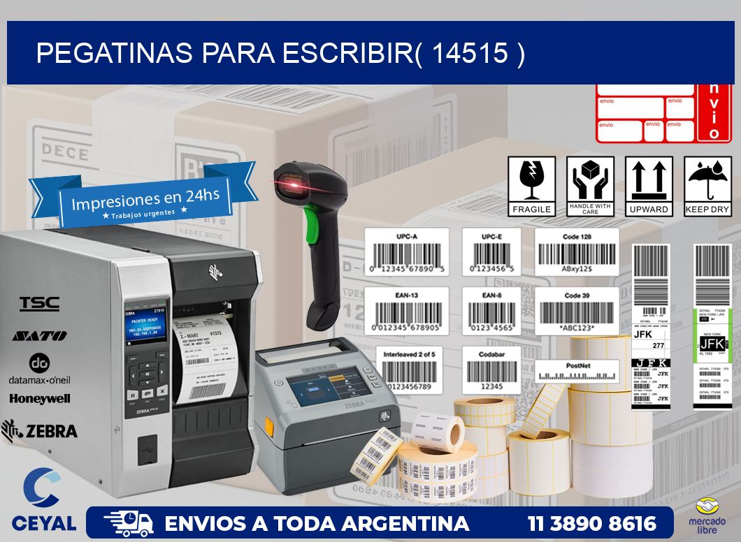 PEGATINAS PARA ESCRIBIR( 14515 )