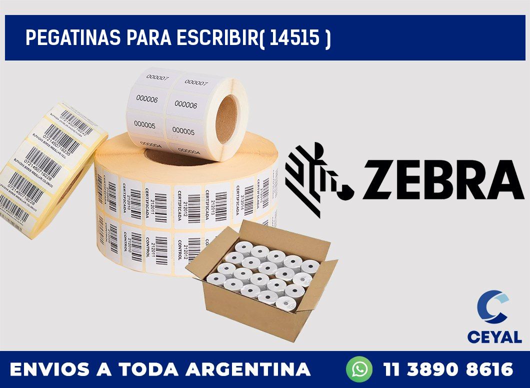 PEGATINAS PARA ESCRIBIR( 14515 )