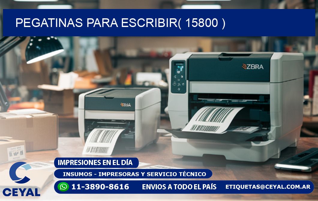 PEGATINAS PARA ESCRIBIR( 15800 )