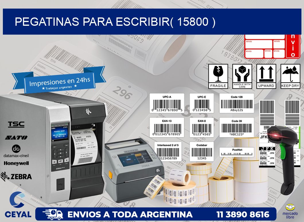 PEGATINAS PARA ESCRIBIR( 15800 )