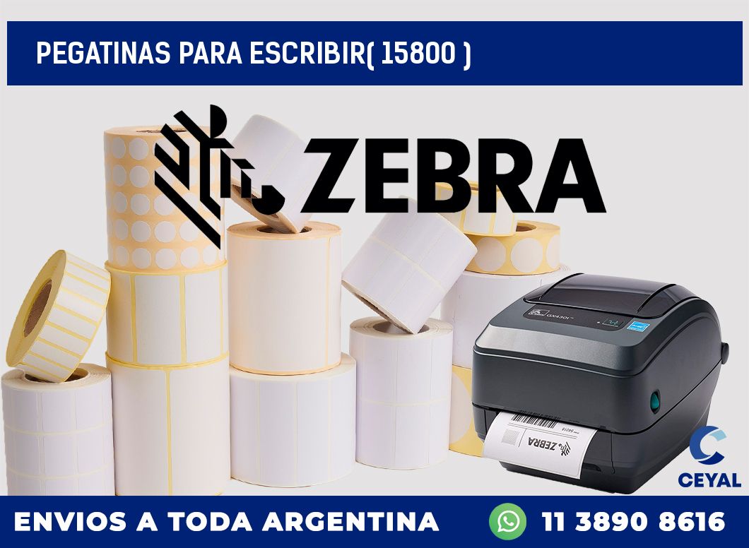 PEGATINAS PARA ESCRIBIR( 15800 )