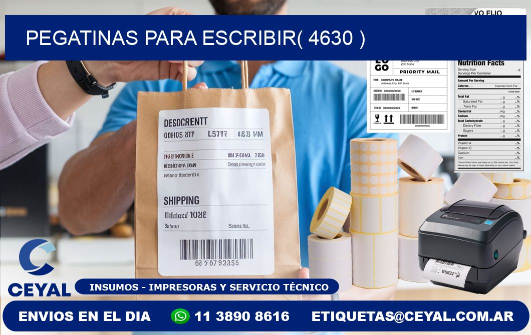 PEGATINAS PARA ESCRIBIR( 4630 )