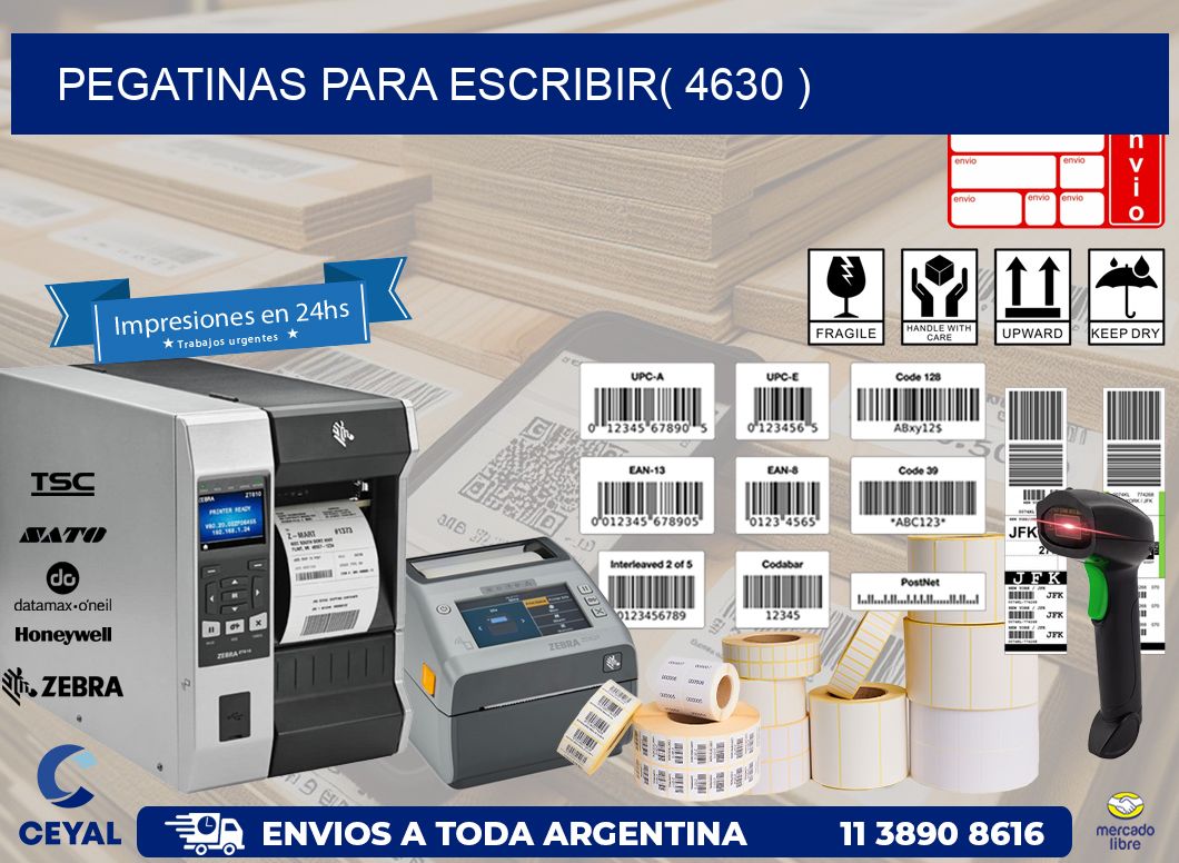 PEGATINAS PARA ESCRIBIR( 4630 )