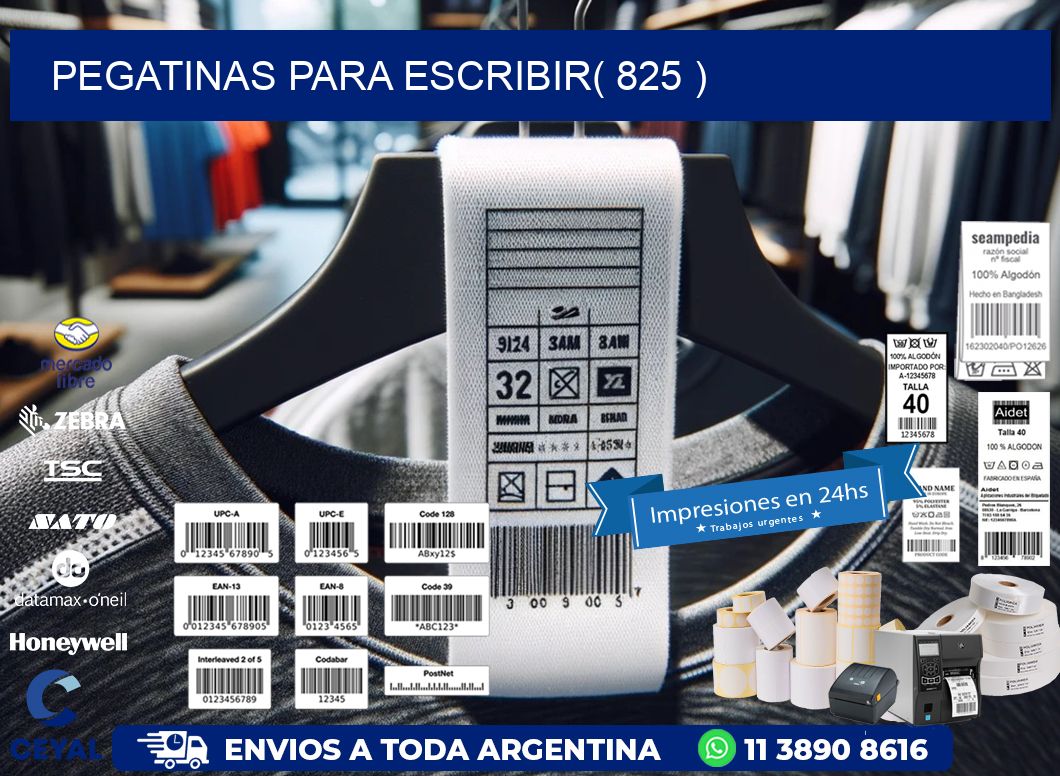 PEGATINAS PARA ESCRIBIR( 825 )