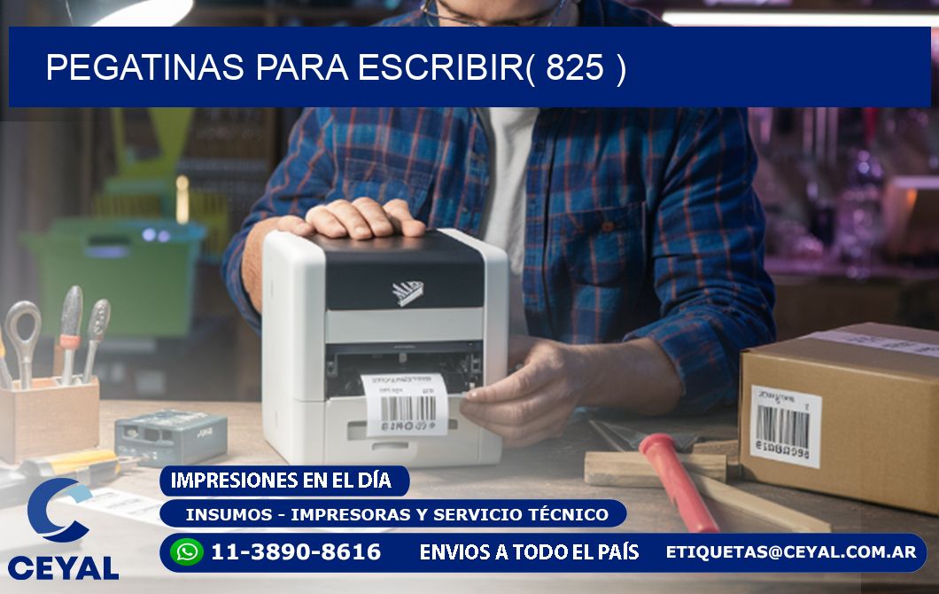 PEGATINAS PARA ESCRIBIR( 825 )