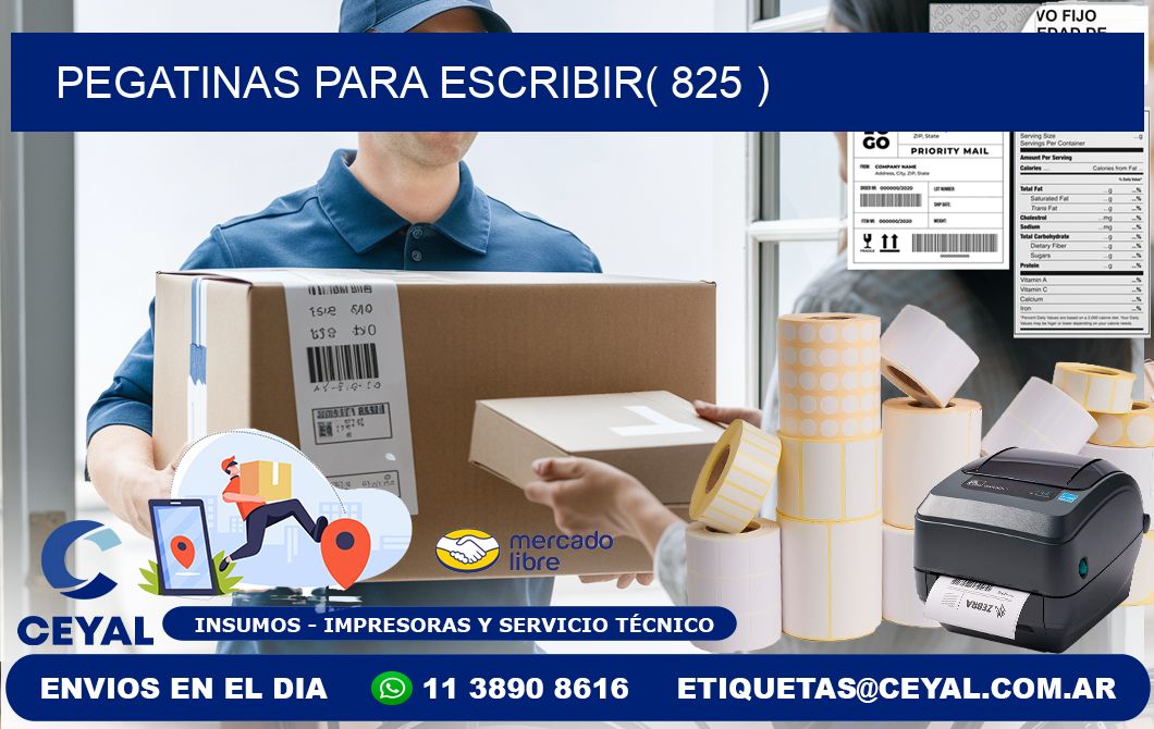 PEGATINAS PARA ESCRIBIR( 825 )