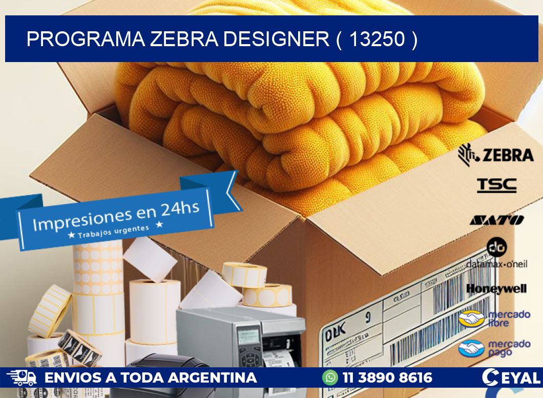 PROGRAMA ZEBRA DESIGNER ( 13250 )