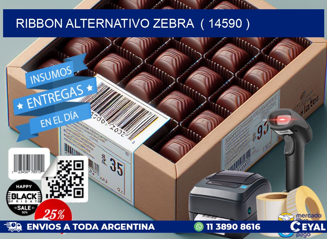RIBBON ALTERNATIVO ZEBRA  ( 14590 )