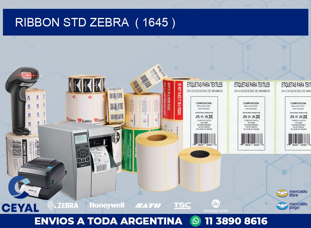 RIBBON STD ZEBRA  ( 1645 )