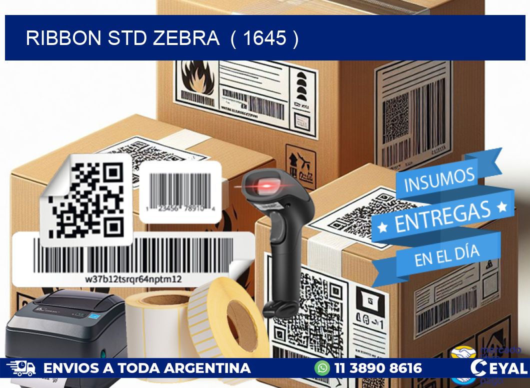 RIBBON STD ZEBRA  ( 1645 )