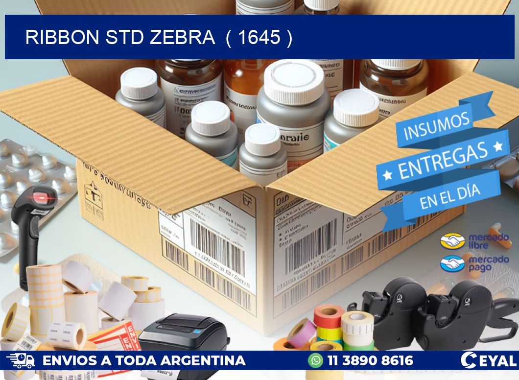 RIBBON STD ZEBRA  ( 1645 )