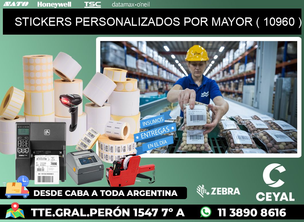 STICKERS PERSONALIZADOS POR MAYOR ( 10960 )