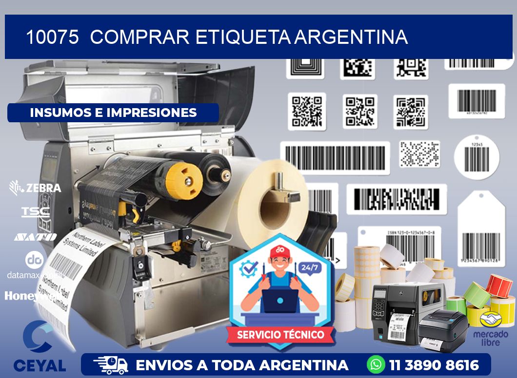 10075  COMPRAR ETIQUETA ARGENTINA