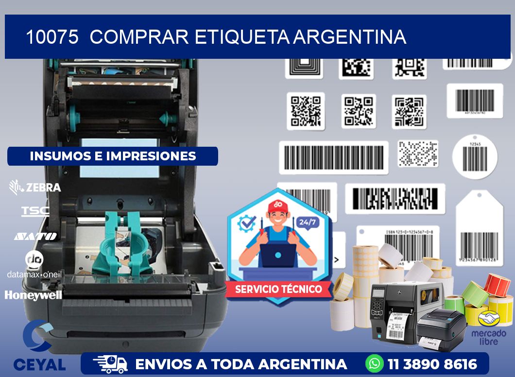 10075  COMPRAR ETIQUETA ARGENTINA