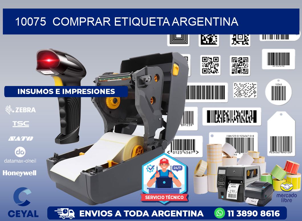 10075  COMPRAR ETIQUETA ARGENTINA