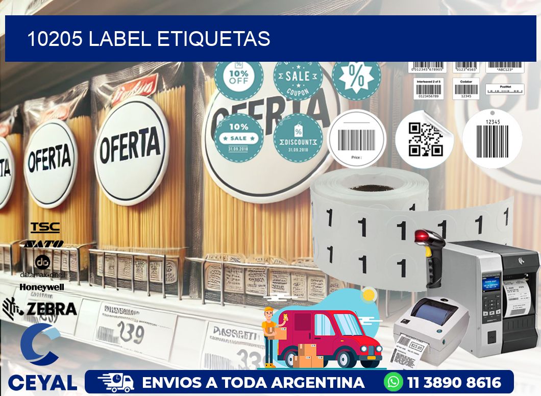10205 LABEL ETIQUETAS
