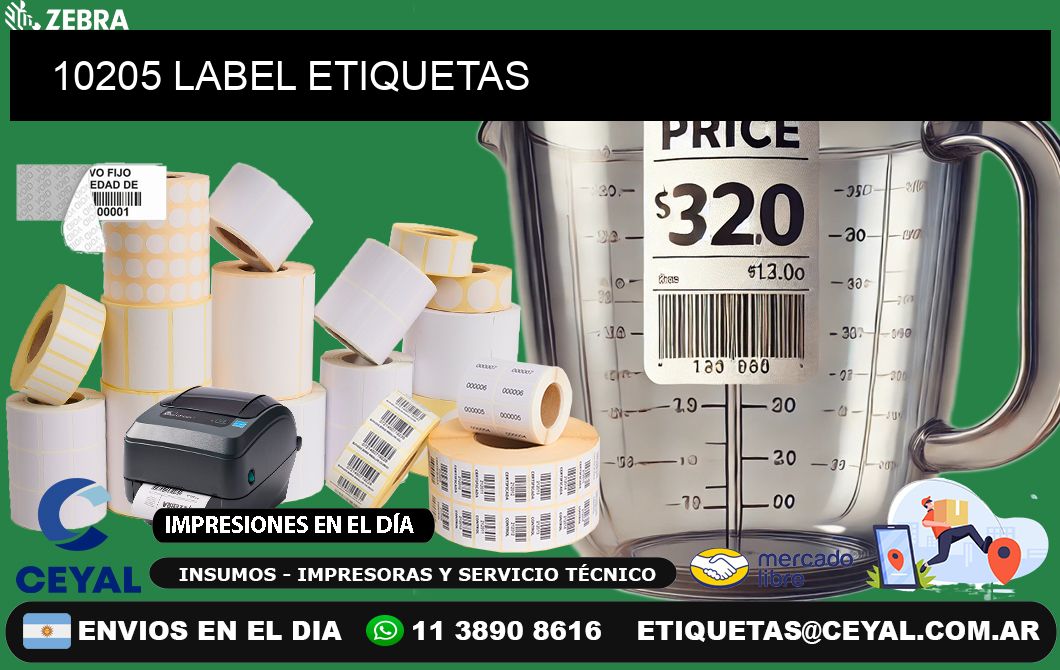 10205 LABEL ETIQUETAS