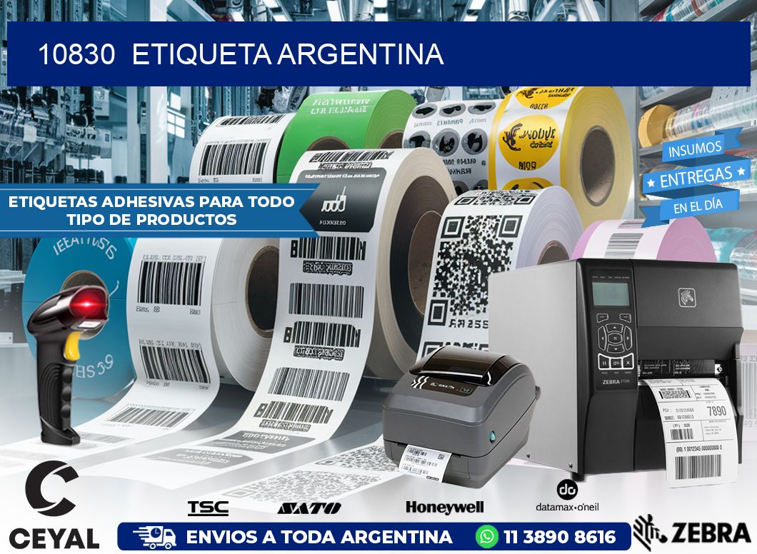 10830  ETIQUETA ARGENTINA