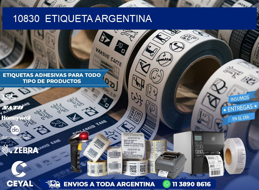 10830  ETIQUETA ARGENTINA