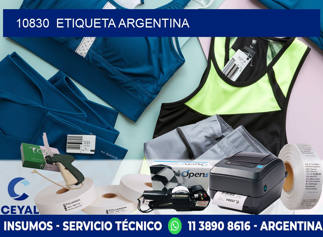 10830  ETIQUETA ARGENTINA