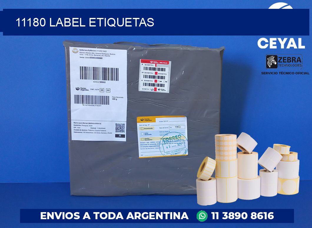11180 LABEL ETIQUETAS