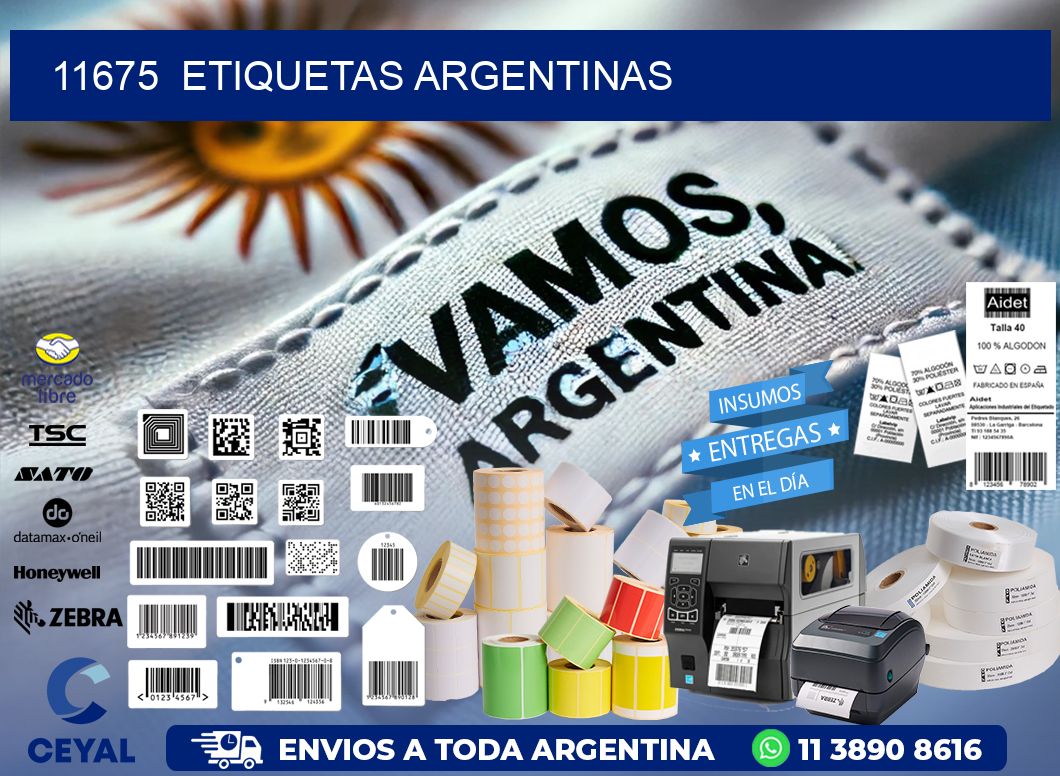 11675  ETIQUETAS ARGENTINAS