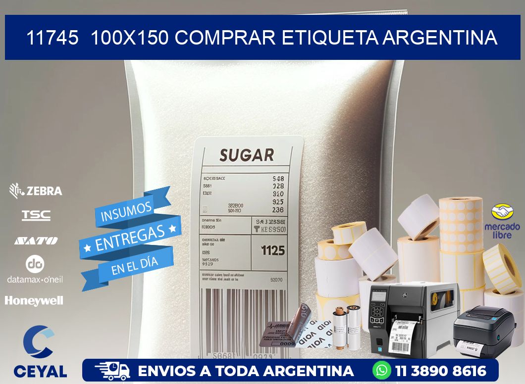 11745  100X150 COMPRAR ETIQUETA ARGENTINA